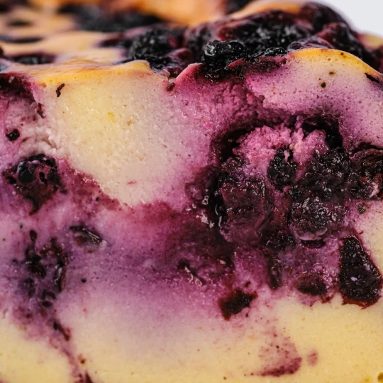 Чизкейк с черникой