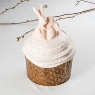 Пасхальный кулич «Пасхальные зайчики»