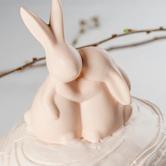 Пасхальный кулич «Пасхальные зайчики»