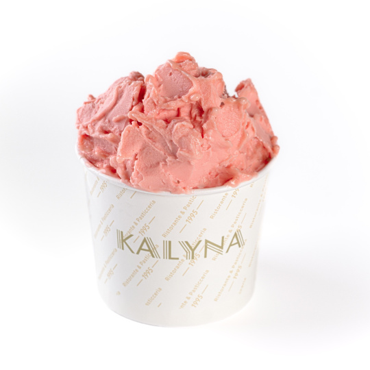 Морозиво веганське полуничне